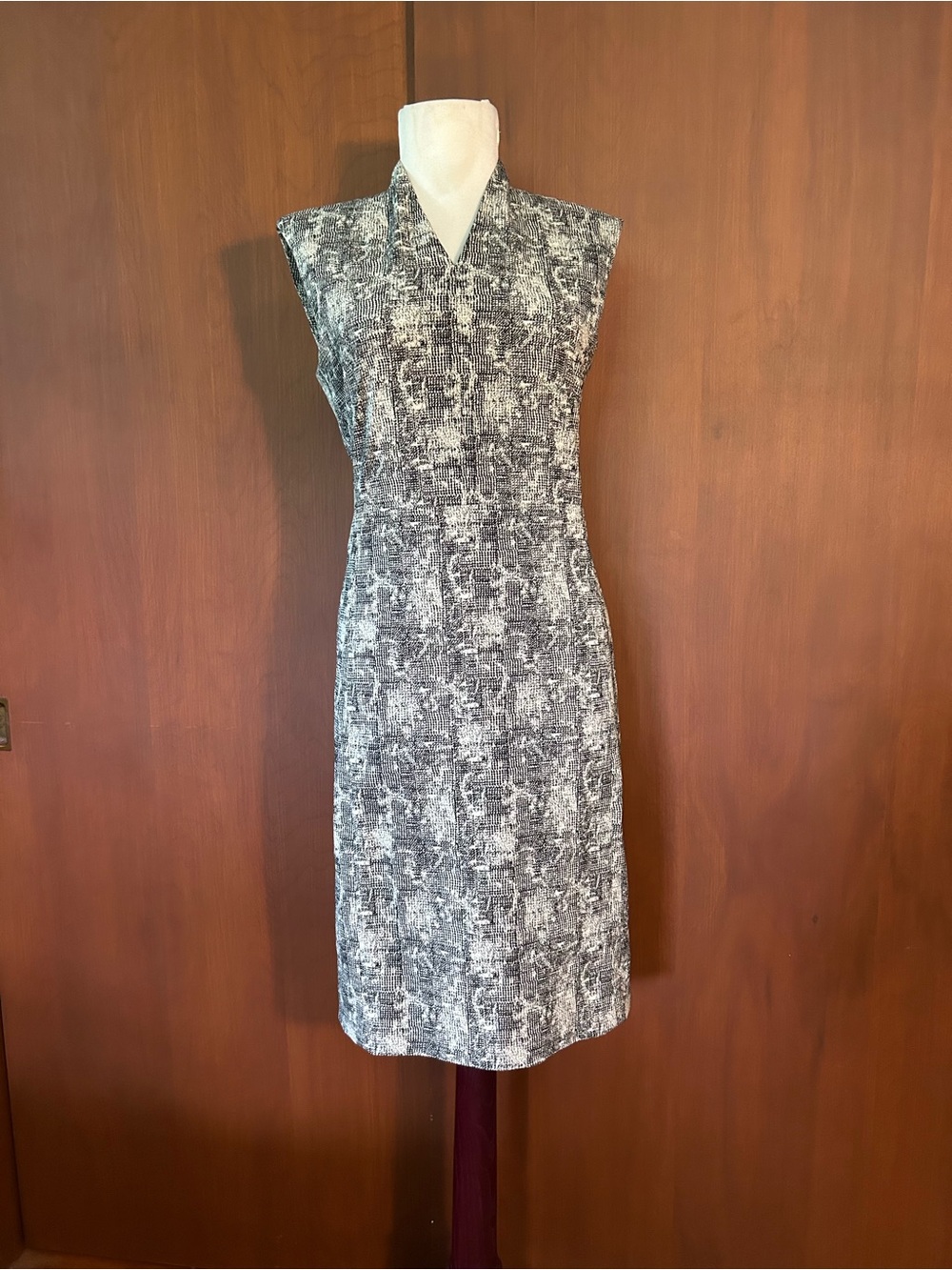 MM Lafleur Black and Cream Dress